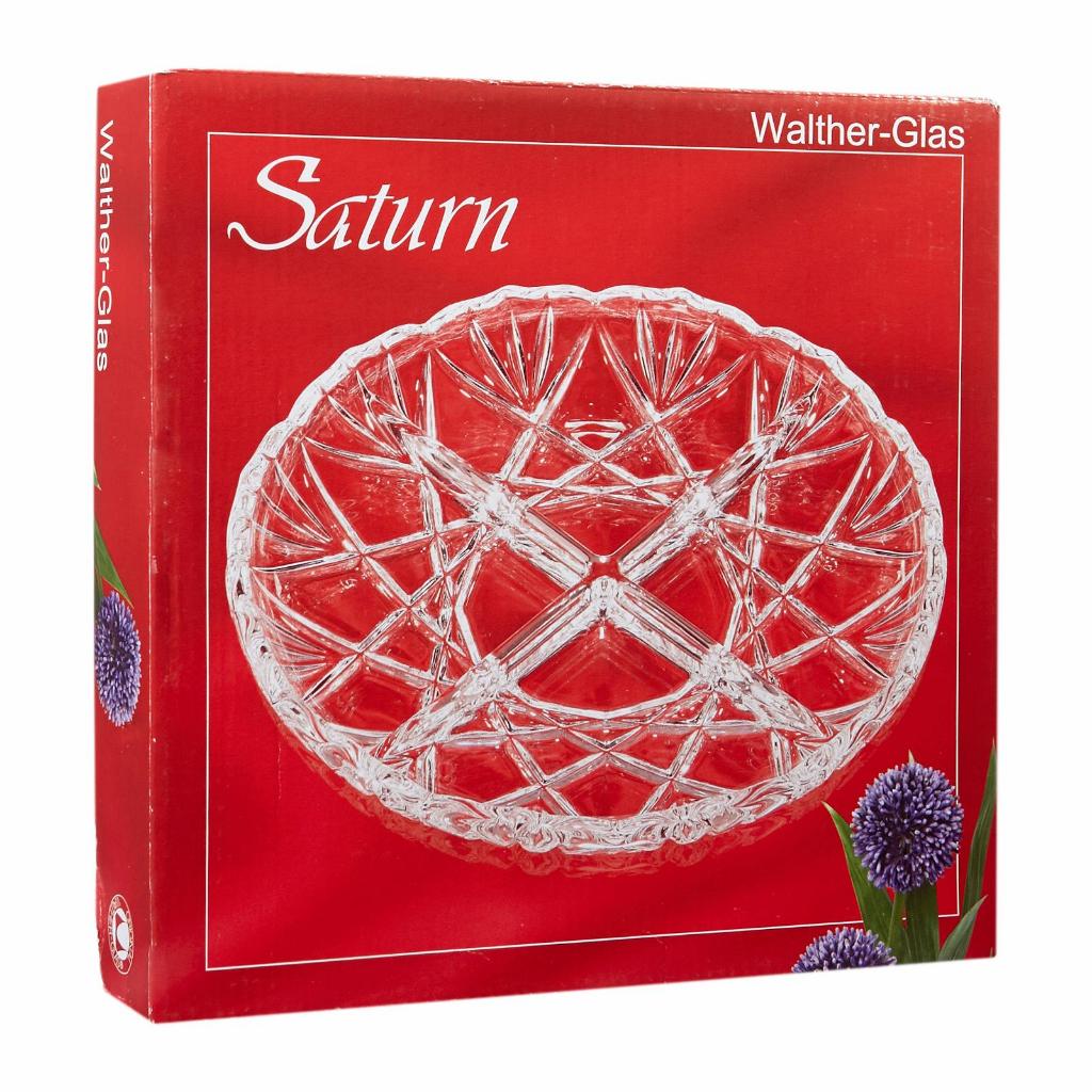 Walther-Glas Saturn ถาดเคลือบใส (4 ช่อง) D24Cm