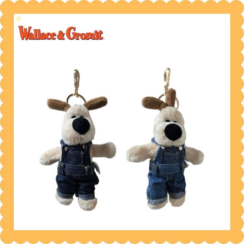 Wallace & Gromit Mini keyring Gromit Doll keyring