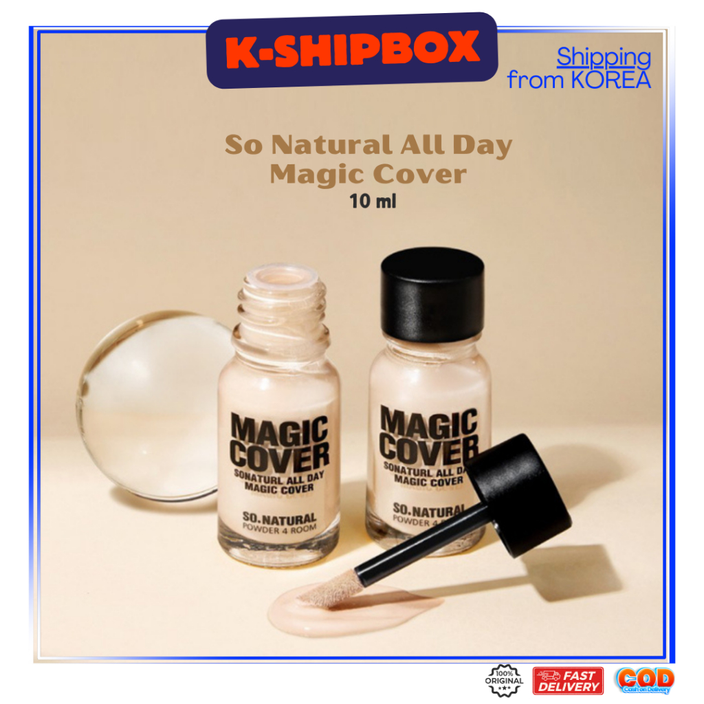 [S0.ธรรมชาติ] ออลเดย์ เมจิก คัฟเวอร์ เดลี่ คอนซีลเลอร์ 10มล|Kshipbox