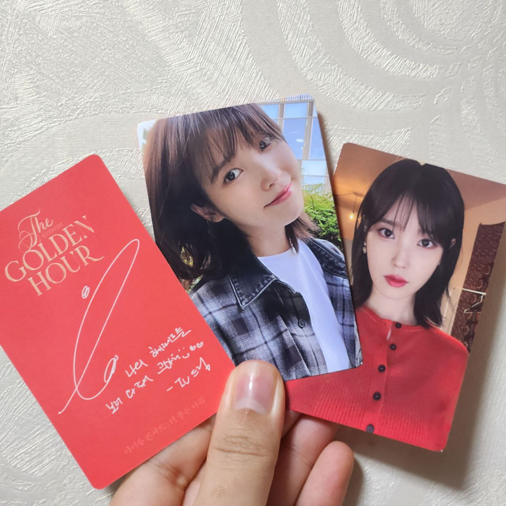 IU photocard 2023 IU พัดลมคอนเสิร์ต I+UN1VER5E CGV EVENT อย่างเป็นทางการ