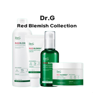 [Dr.G] Red Blemish Collection: Red Blemish Clear Soothing Cream, Toner, Essence, Cica Soothing Cream, Quick Soothing Pad, Soothing Foam