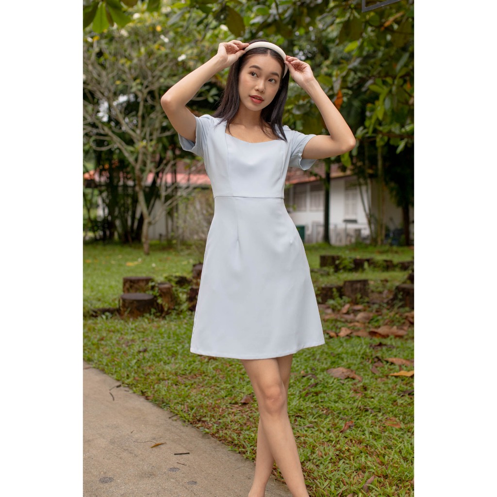 Mgp Label Dianca เดรสคอเหลี่ยม