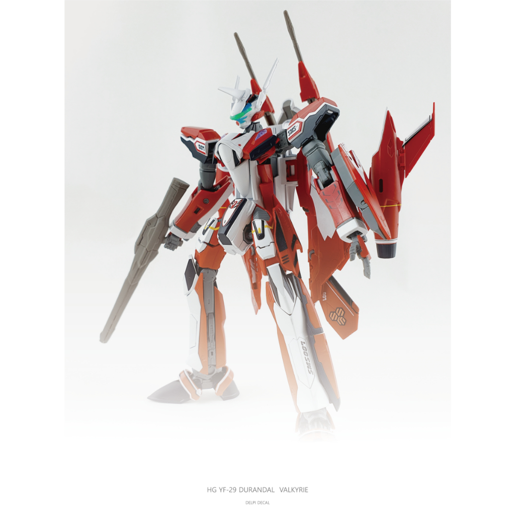DELPI DECAL HG YF-29 DURANDAL VALKYRIE WATER DECAL