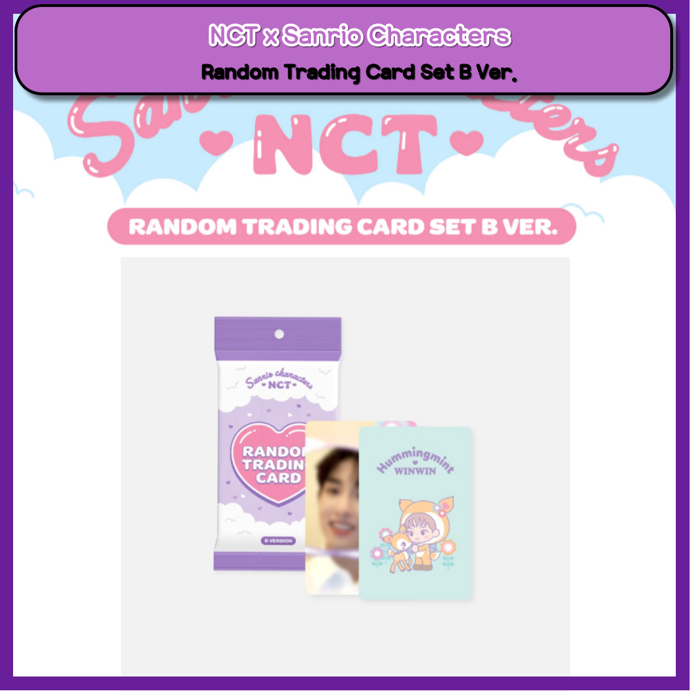 [NCT X Sanrio Characters] ชุดการ์ดซื้อขาย แบบสุ่ม B Ver.