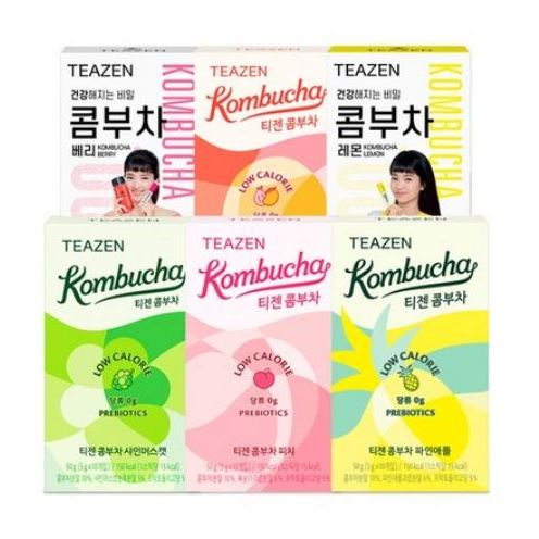 [Kombucha Teazen] ชาที่ถูกใจ ​​ดาราเกาหลีที่มีชื่อเสียง