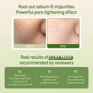 SOME BY MI Super Matcha Pore Clean Clay Mask [100g], ทำความสะอาดรูขุมขน, ปลอบประโลมผิว