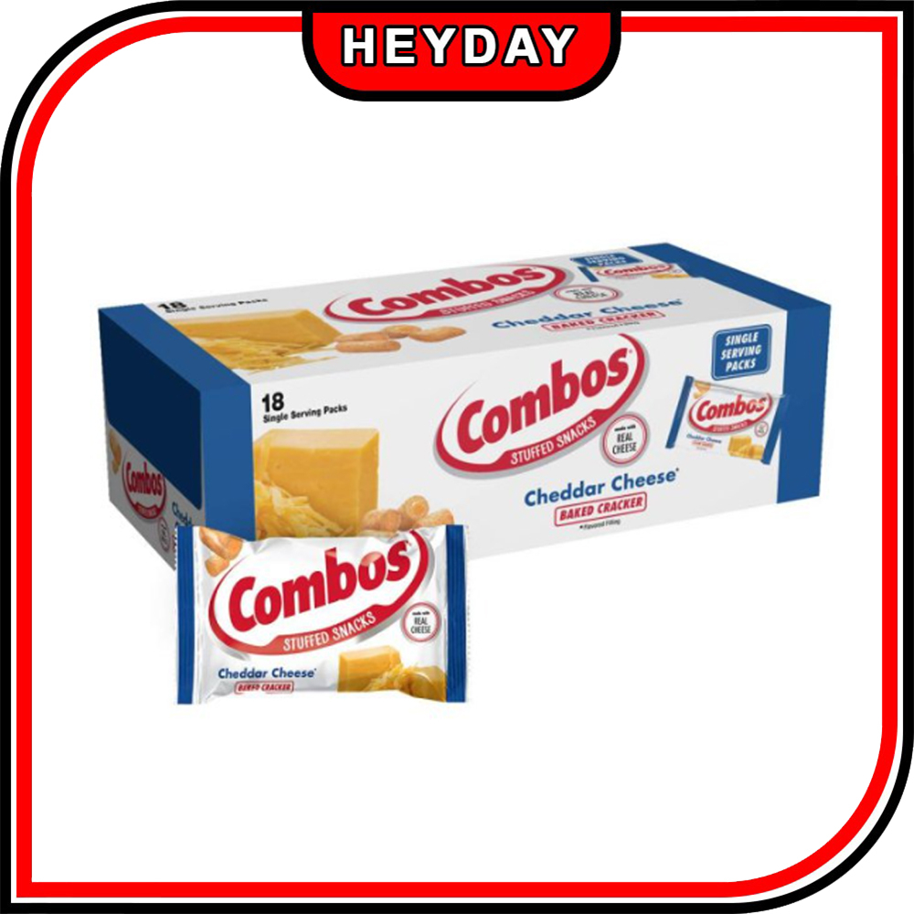 [Combos] Cheddar ชีสแครกเกอร์ 18ea (1 กล่อง)