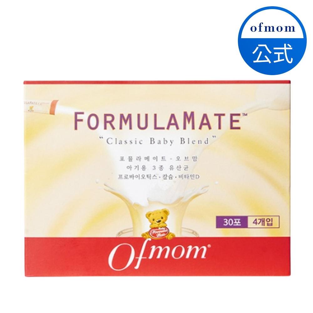 [Ofmom] โปรไบโอติก l 1 Bilion CFU เสริมสร้างภูมิคุ้มกัน 120 แท่ง (30ea x 4) สําหรับเด็กทารก