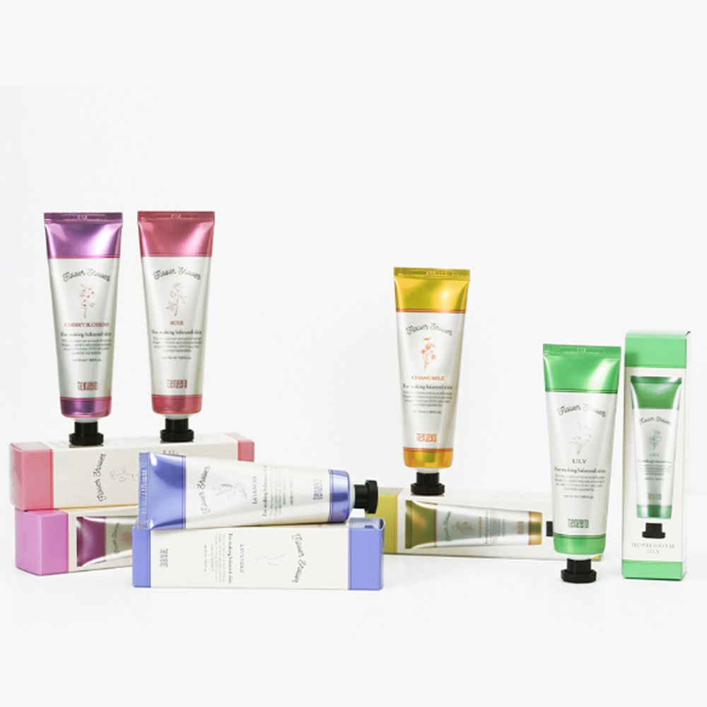 Tenzero ครีมบํารุงมือ และเล็บ ลายดอกไม้