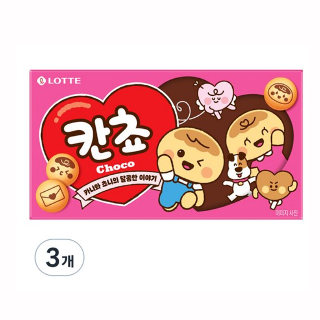 Lotte Well Food Lotte Well Food Kancho รสช็อกโกแลต 54g 3 ชิ้น