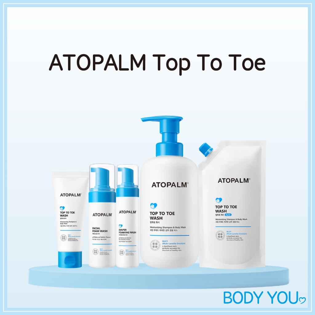 [Atopalm] Top To Toe Collection / Mild body wash, Mild foam cleaning / Facial Moisturizer K-Beauty Skincare Sensitive Skin Health *Atopalm