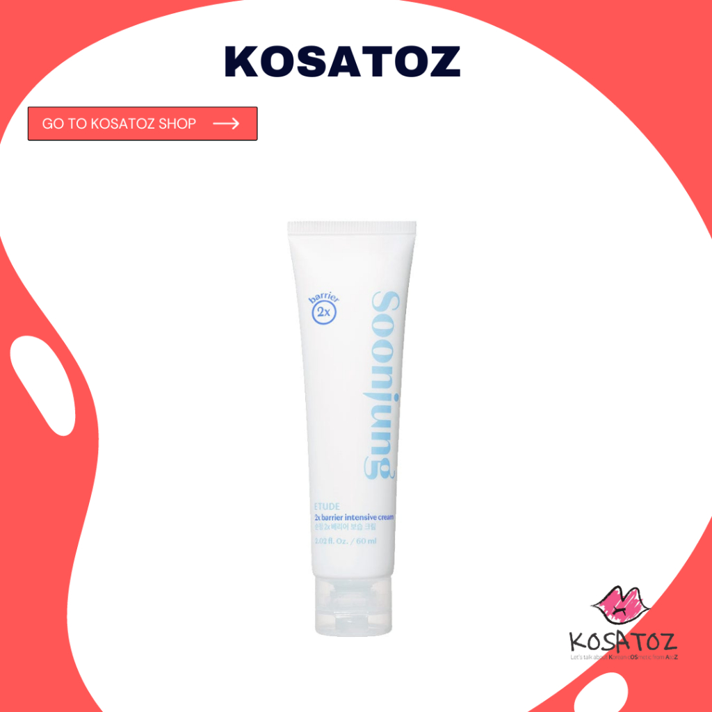[Etude House] Soon Jung ครีมบํารุงผิวหน้า 60 มล. 2 ชิ้น