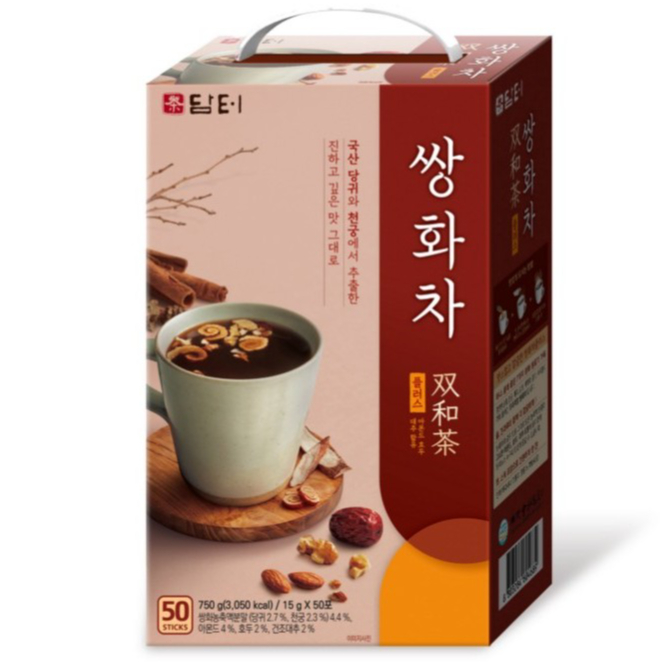 [Damtuh] ชาเกาหลีดั้งเดิม Ssanghwa Tea Plus 15T 50T/ส่งจากเกาหลี✈️🇰🇷