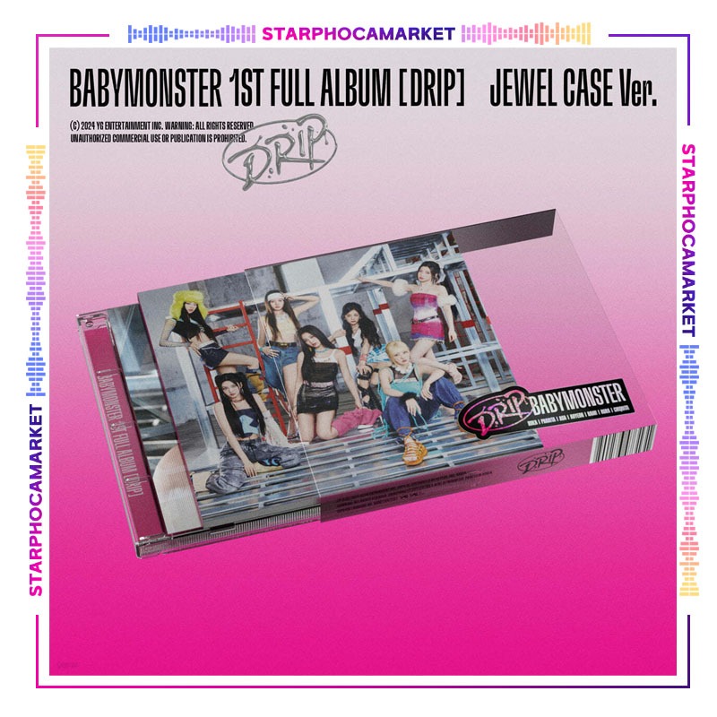 Babymonster - อัลบั้มเต็ม 1 DRIP Jewel Ver.