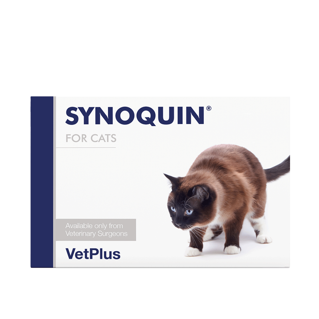 [VetPlus] SYNOQUIN for Cats(30 capsules) / อาหารเสริมข้อต่อ