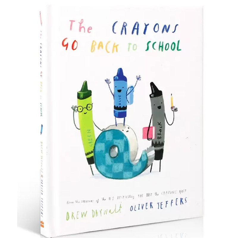 Oliver Jeffers: The Crayons Go Back to School (ปกแข็ง)