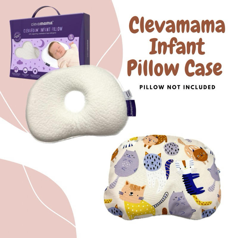 ใหม่! ดีไซน์สุดพิเศษ! ชุดแมวและสุนัข! หมอนทารก Clevamama / Mimos Infant Pillow Case / Cover