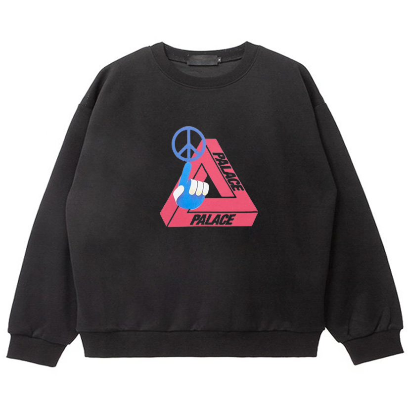 Palace เสื้อกันหนาว คอกลม พิมพ์ลาย