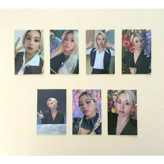 อัลบั้มรูปภาพ KPOP TWICE 2nd Album Eyes Wide Open Official Photocard Chaeyoung