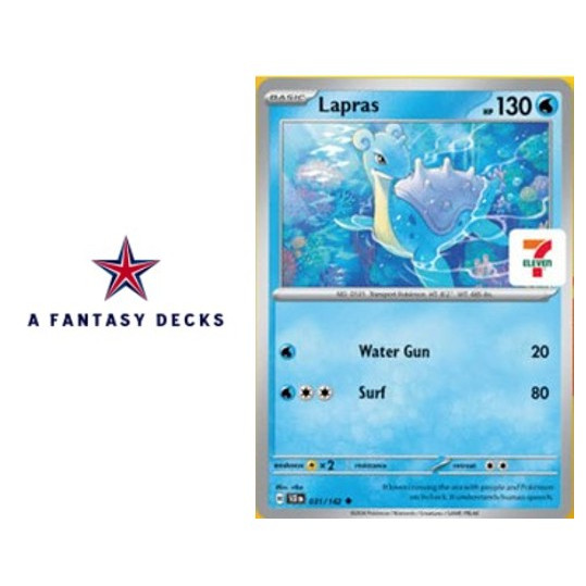 POKEMON SCARLET & VIOLET STELLAR CROWN LAPRAS SEVEN ELEVEN
