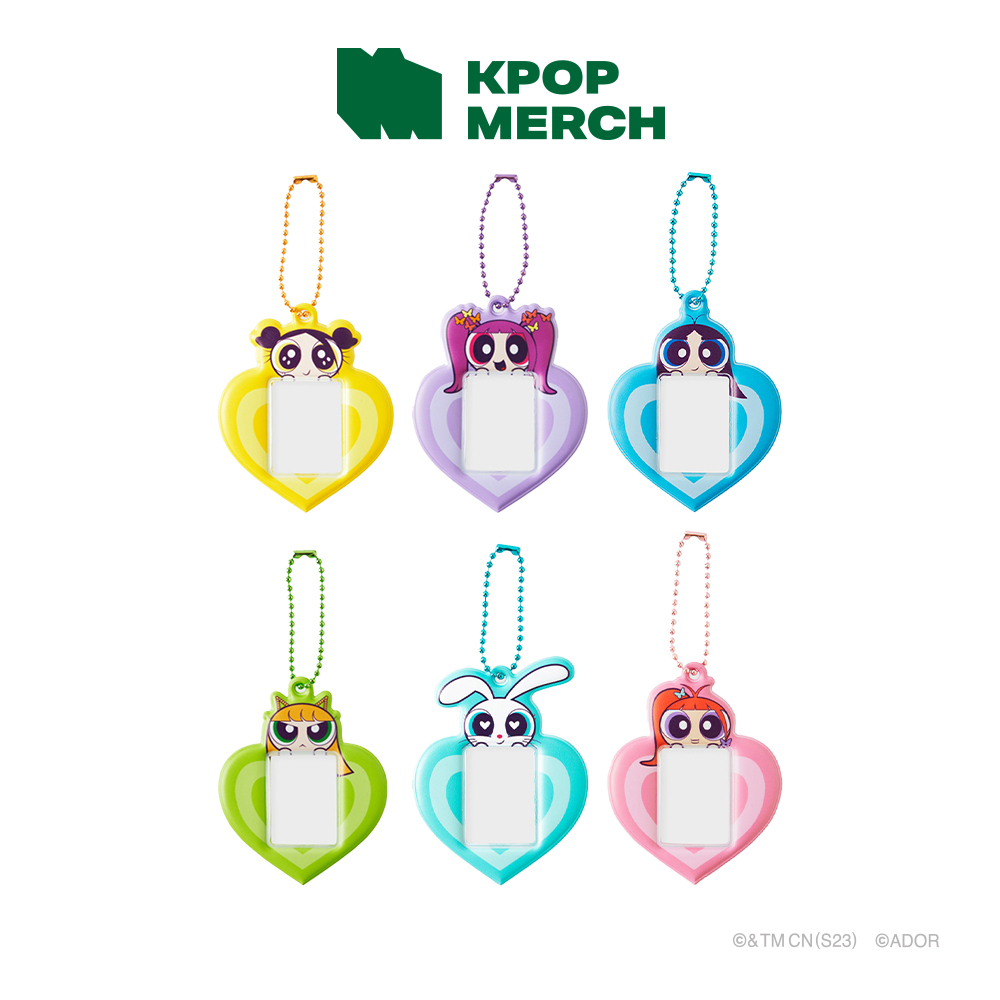 LINE FRIENDS NewJeans THE POWERPUFF GIRLS X NJ PHOTO HOLDER KEYRING