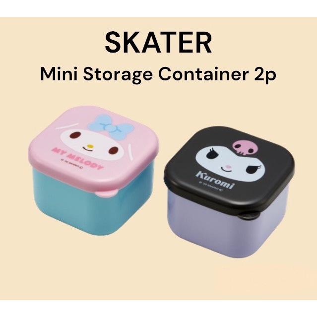 [Skater] Sanrio กล่องเก็บอาหารกลางวัน ไมโครเวฟ ขนาดเล็ก 2p MO1WAG