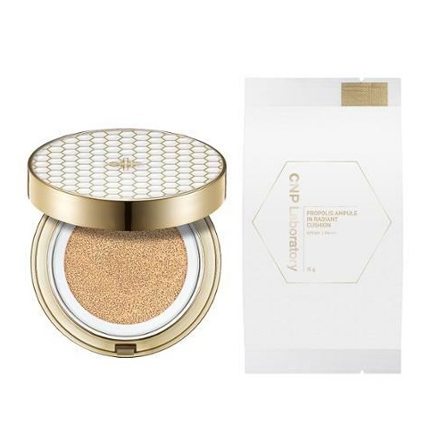 Cnp Laboratory Propolis Ampule in Radiant คุชชั่น SPF50+, PA+++ สีเบจอ่อน ธรรมชาติ