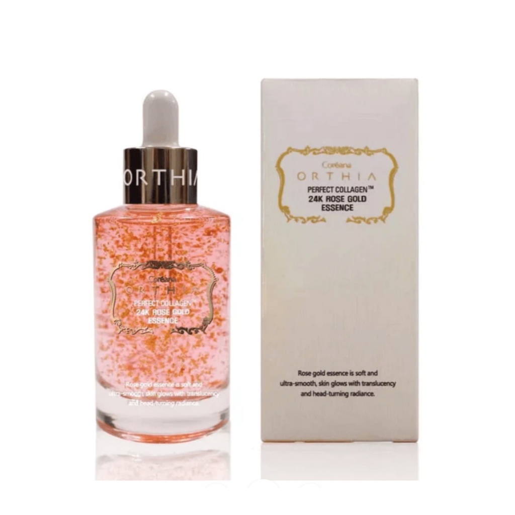 Coreana ORTHIA Perfect Collagen เอสเซนส์โรสโกลด์ 24K ขนาด 50 มล.
