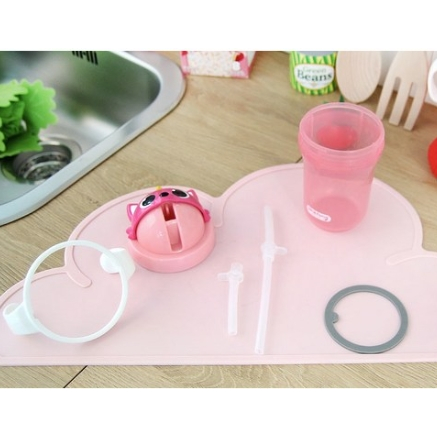 [PINKFONG] Pinkfong Baby Shark Handle Straw Water Bottle Collection Hands Baby Kids Cup Shoulder Strap BPA Free [NO.379] - รูปที่ 5