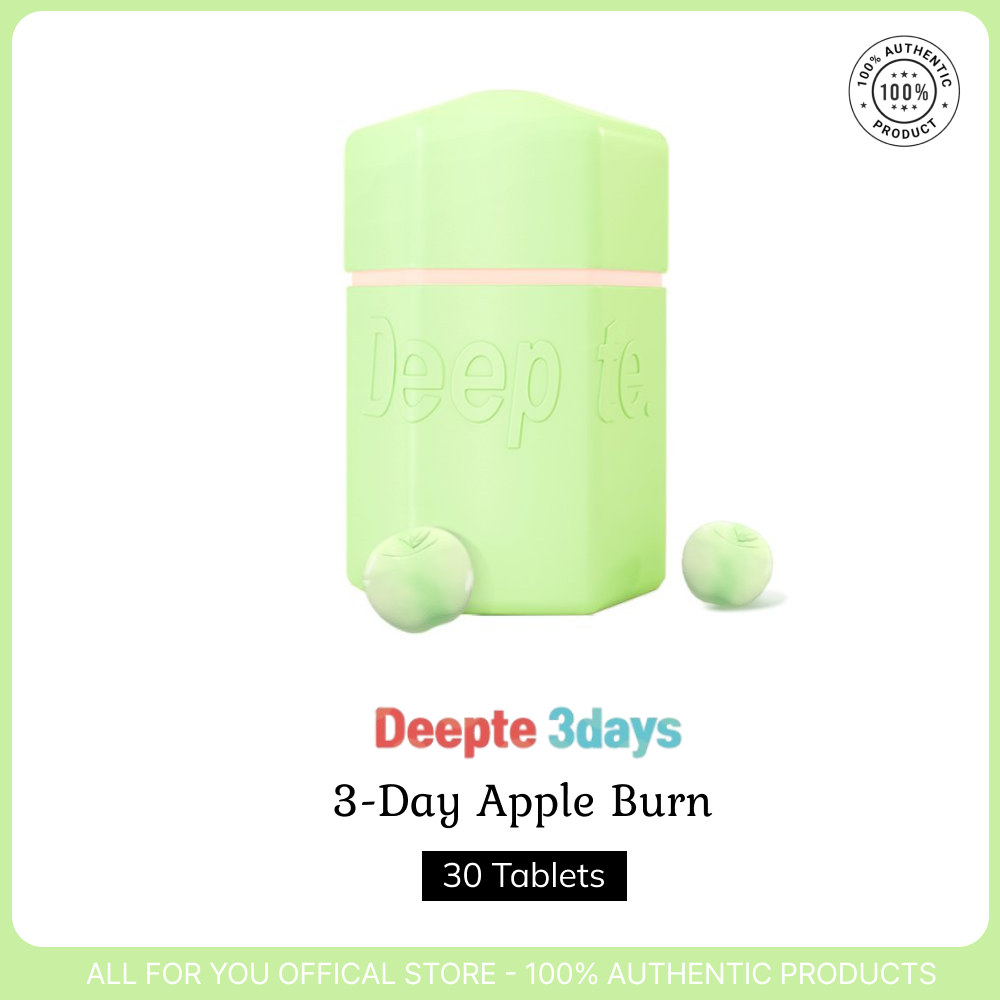 [Deepte] 3 วัน Apple Burn 600mg 30 เม็ด (อุปทาน 15 วัน)