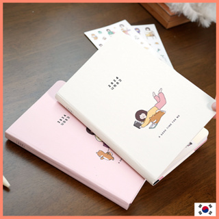 [PINKFOOT] 2024 ไดอารี่วางแผน bori sister cute diary 2024 diary with sticker diary korea planner นักวางแผนชาวเกาหลี