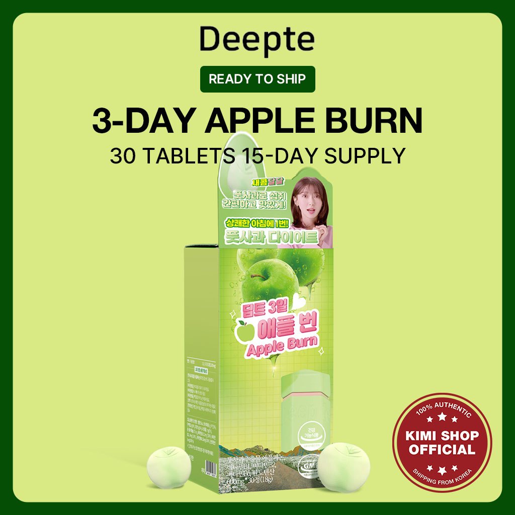 [Deepte] Apple Burn Die Pill Food Meal 30 เม็ด 15 วัน ซัพพลาย / ส่งจากเกาหลี