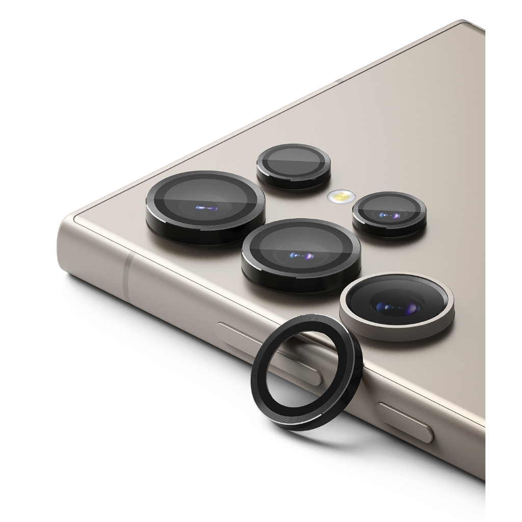 Ringke กรอบเลนส์กล้อง กระจก สําหรับ Galaxy S24 Ultra ตัวป้องกันเลนส์กล้อง พร้อมกรอบอลูมิเนียมอัลลอยด์