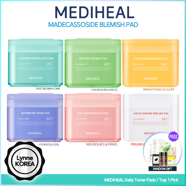 MEDIHEAL Daily Treatment Toner Pad / Collagen Ampoule Toner Pad