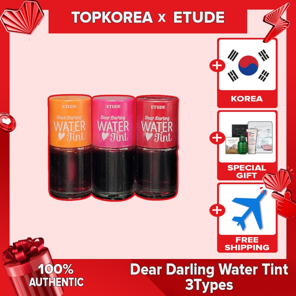 Etude Dear Darling Water Tint 3 TYPES / TOPKOREA / Shippin