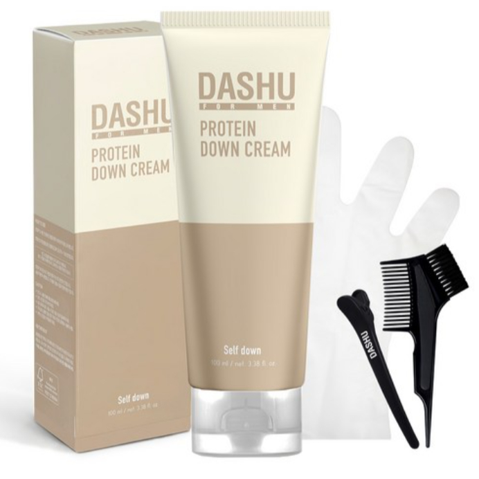 Dashu สําหรับผู้ชายโปรตีนลงครีมผู้ชายดัดผมตัวเอง 100ml