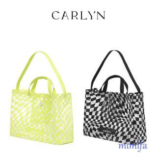 Carlyn กระเป๋านํากลับมาใช้ใหม่ได้ 2 สี