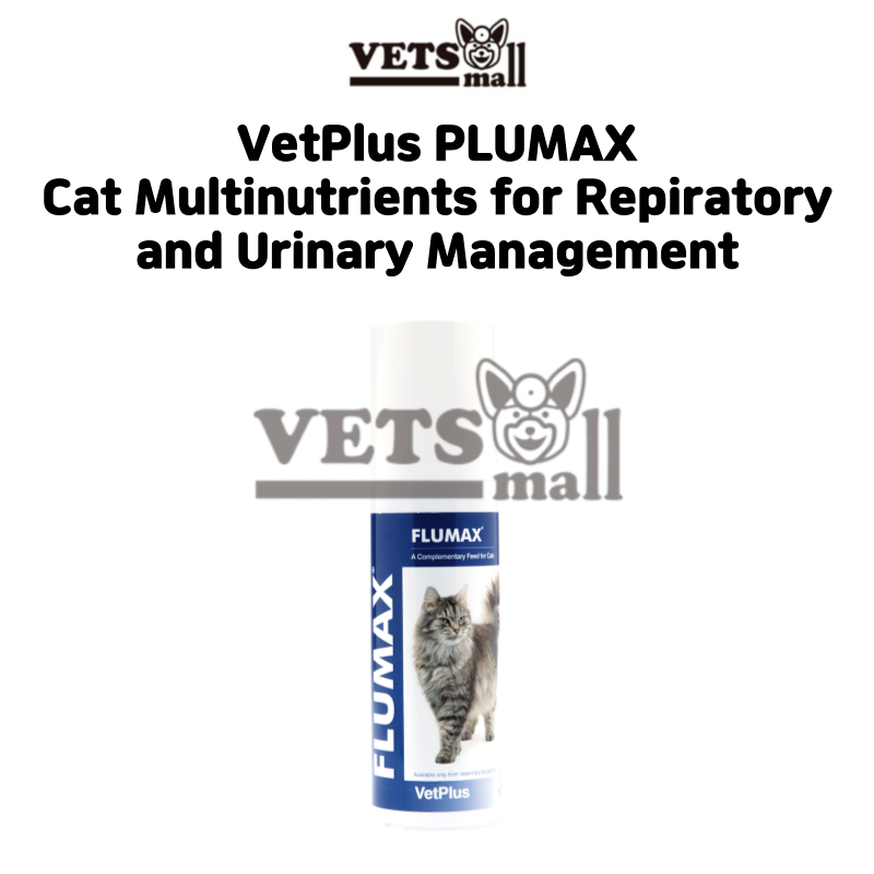 [Vetplus] Vetplus FLUMAX for Cats (150ml) / Respiratory Supplement For Cats / Cat Vitamins Pet Immun