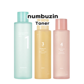 [numbuzin] โทนเนอร์ เบอร์ 1 เบอร์ 3 ใหม่✨No.4 ใหม่ โทนเนอร์สมุนไพร เรืองแสง ขนาด 200 มล. 300 มล.✨โทนเนอร์แร่เรืองแสง ให้ความชุ่มชื้น