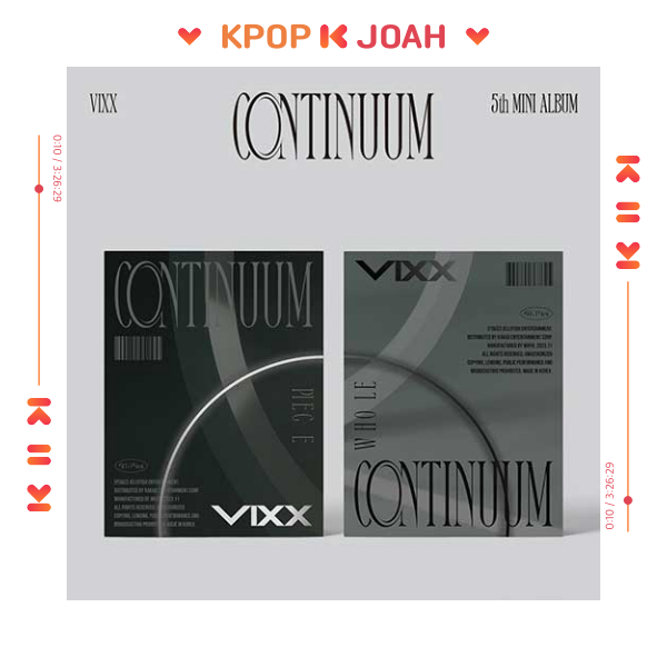VIXX [CONTINUUM] 5th MINI ALBUM (22nd Nov.2023)