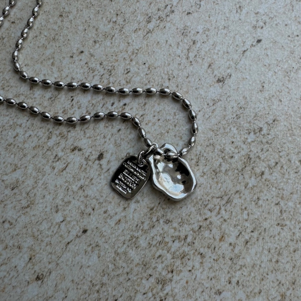 [DAYSOME]สร้อยคอเงินโคลม