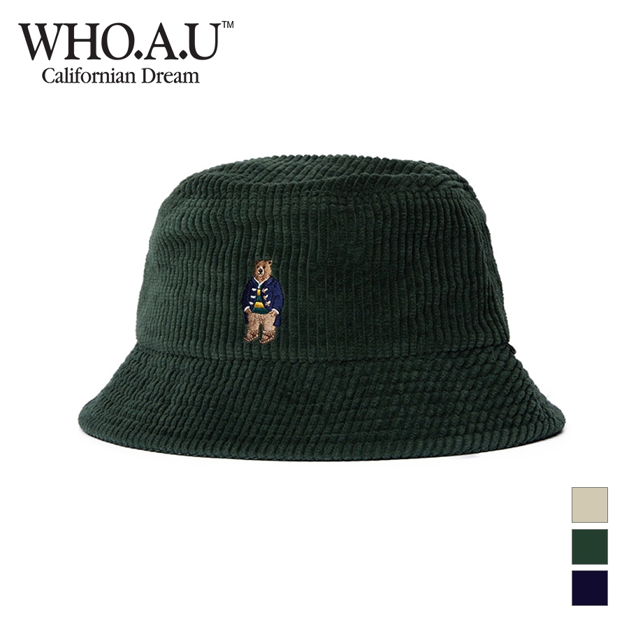 [WHO.A.U] หมวกบักเก็ต ผ้าลูกฟูก | Whacd4t31a