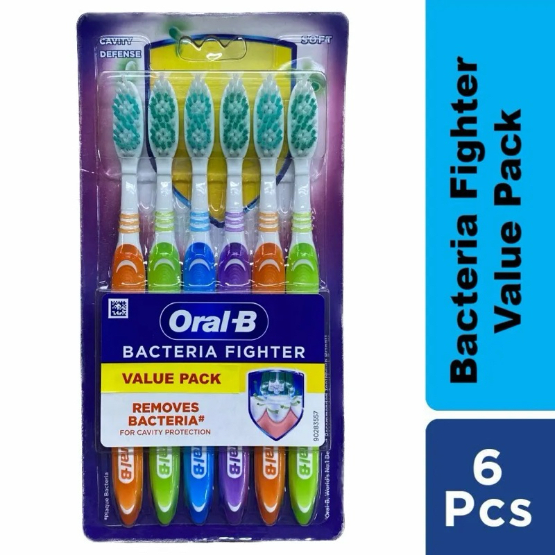 แปรงสีฟัน Oral B Cavity Defense Bacteria Fighter 6s Oral-B oral b