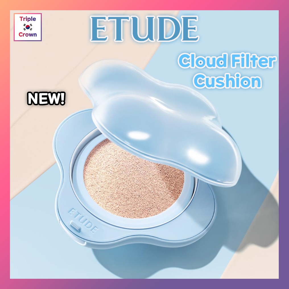 ETUDE <ใหม่!> Cloud Filter Cushion + รีฟิล + พัฟ 2ea / 4 สี