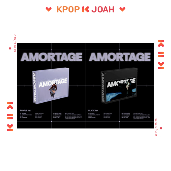 JISOO (BLACKPINK) [AMORTAGE] Mini Album EXCLUSIVE EDITION (14th Feb.2025)