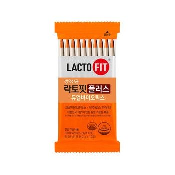 [CHONG Kun DANG HEALTH] Lacto-Fit Plus Dual Biotics (2g x 10 แท่ง)