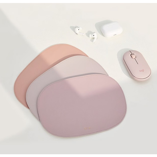 [KOREA Ola] Mute Mouse Pad Leather Color Mouse Pad 3 Type 6 Color💜สต็อกพร้อม💜 / ส่งจากเกาหลี✈️🇰🇷