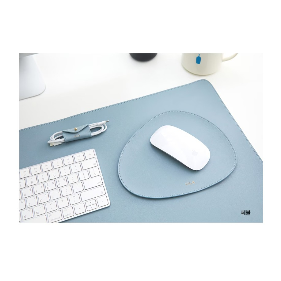 [KOREA Ola] Mute Mouse Pad Leather Color Mouse Pad 3 Type 6 Color💜สต็อกพร้อม💜 / ส่งจากเกาหลี✈️🇰🇷