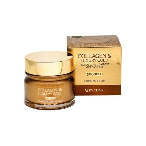 3w clinic collagen luxury gold cream ครีม 100ml