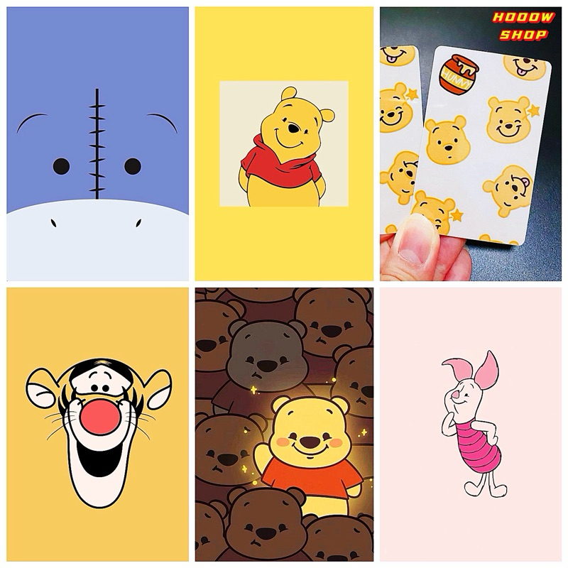 WINNIE THE POOH EZLINK CARD STICKER / POOH EZLINK CARD / สติ๊กเกอร์สะสม / DISNEY CARTOON NFC CARD